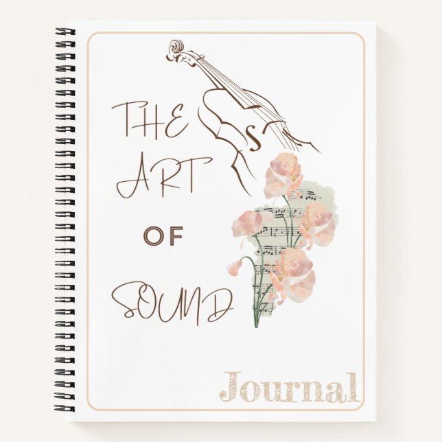 Personalised Journal 'Romance in Every Page'  (Front)