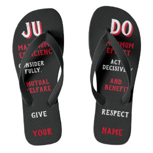 Personalised Judo Flip Flops