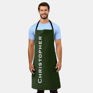 Personalised Jumbo Bold Name Choose Your Colour Apron