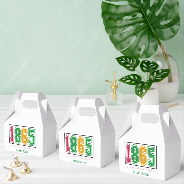 Personalised Juneteenth - Black History  Favour Box (Multiple)