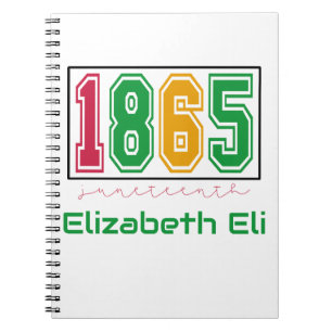Personalised Juneteenth - Black History  Notebook