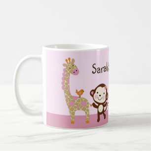 Personalised "Jungle Jill/Girl Animals" Mug