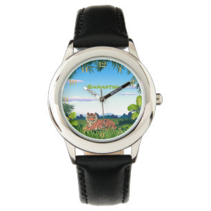 Personalised Jungle Tiger Watch