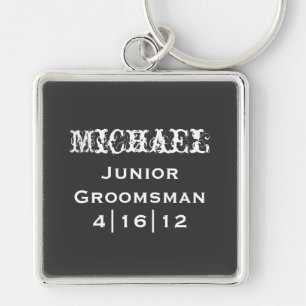 Personalised Junior Groomsman Keychain