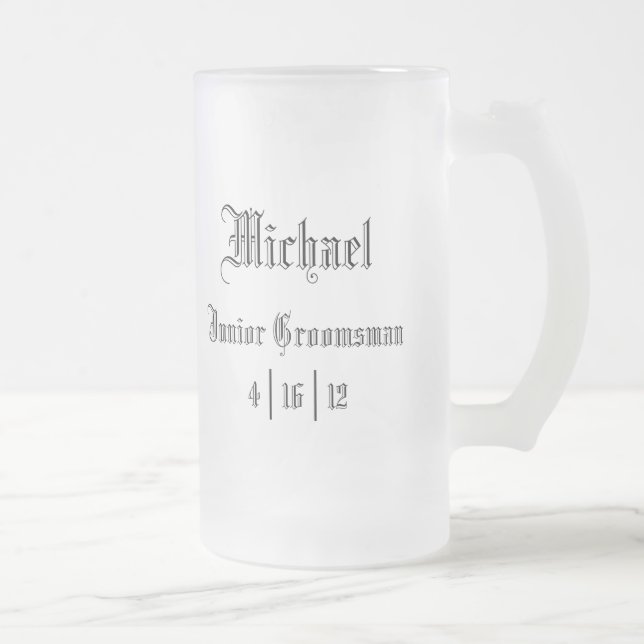 Personalised Junior Groomsman Mug (Right)