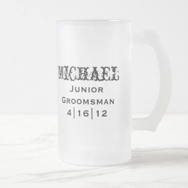Personalised Junior Groomsman Mug (Right)