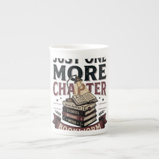 Personalised Just One More Chapter Est 1985 Bookwo Bone China Mug