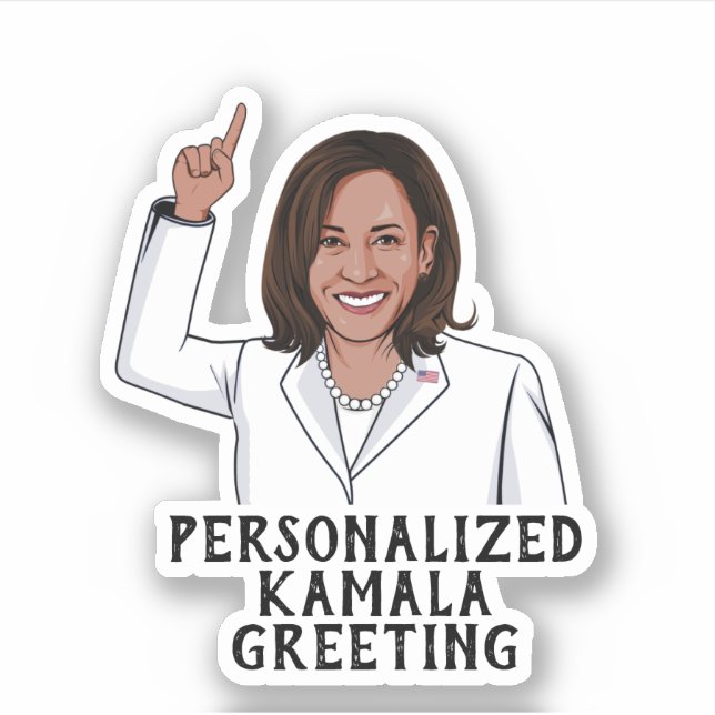 Personalised Kamala Greeting (Front)