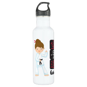 Personalised Karate Girl 710 Ml Water Bottle