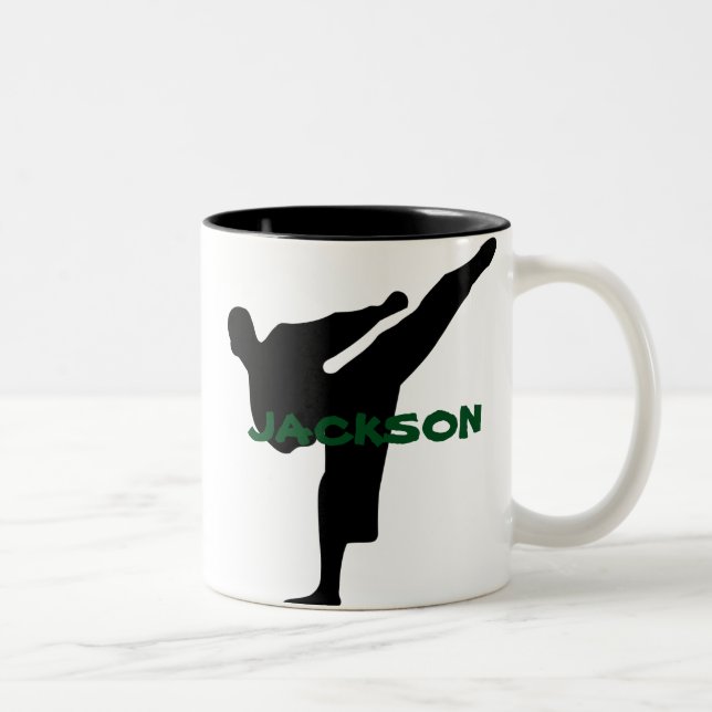 Personalised Karate Mug (Right)