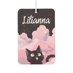 Personalised Kawaii Cat Car Air Freshener