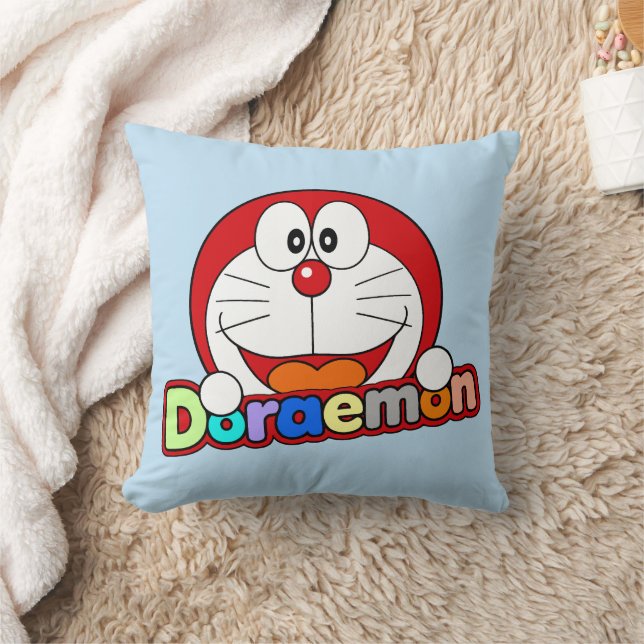 Personalised Kawaii Doraemon Anime Cushion (Blanket)