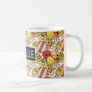 Personalised Kawaii Food Coffee Mug