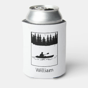Personalised Kayaking Kayaker  Can Cooler