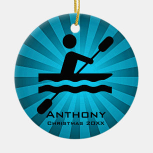 Personalised Kayaking Ornament
