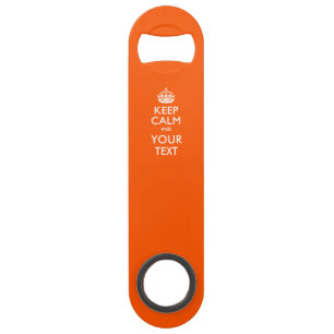 Personalised KEEP CALM AND Edit Text on Orange