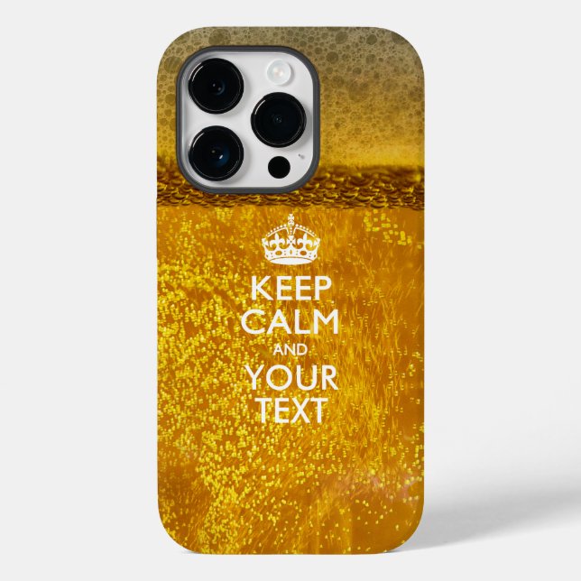 Personalised KEEP CALM AND Have Your Creative Text Case-Mate iPhone Case (Back)