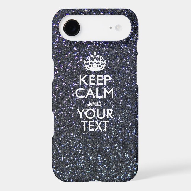 Personalised KEEP CALM AND Have Your Creative Text Case-Mate iPhone Case (Back)