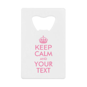 Personalised KEEP CALM and YOUR TEXT
