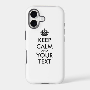 Personalised KEEP CALM and YOUR TEXT