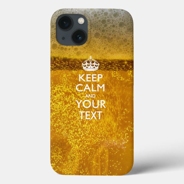 Personalised KEEP CALM AND Your Text Case-Mate iPhone Case (Back)