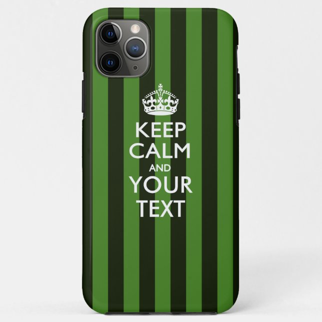 Personalised KEEP CALM AND Your Text Case-Mate iPhone Case (Back)