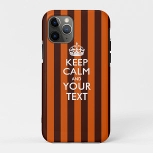 Personalised KEEP CALM AND Your Text iPhone 11 Pro Case