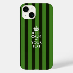 Personalised KEEP CALM AND Your Text Case-Mate iPhone 14 Case