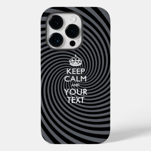 Personalised KEEP CALM AND Your Text Case-Mate iPhone 14 Pro Case