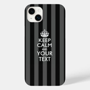 Personalised KEEP CALM AND Your Text Case-Mate iPhone 14 Plus Case
