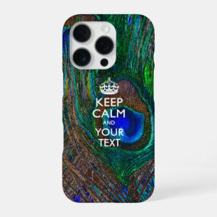 Personalised KEEP CALM AND Your Text iPhone 16 Pro Case