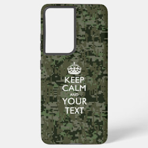 Personalised KEEP CALM AND Your Text Samsung Galaxy Case