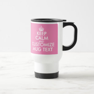 Personalised Keep Calm coffee to go travelmugs Travel Mug