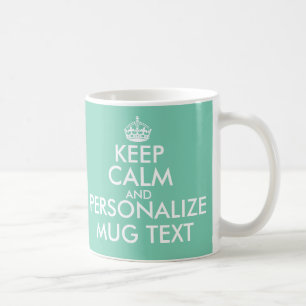 Personalised Keep Calm wedding mugs and cups