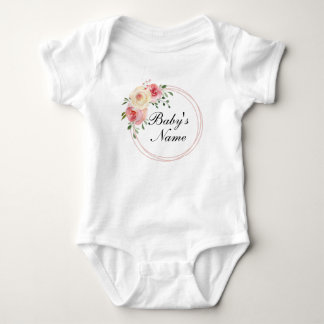 Personalised Keepsake Baby Name  Baby Bodysuit