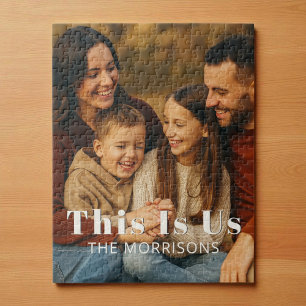 Personalised Keepsake Family Photo This is Us Jigsaw Puzzle