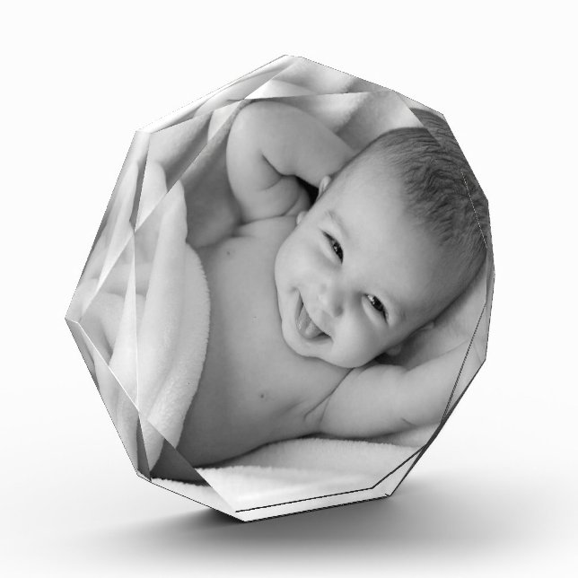 Personalised Keepsake Holiday Gift Photo Block (Left)