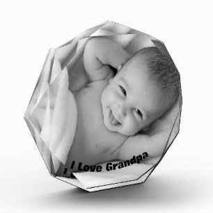 Personalised Keepsake Holiday Grandpa Photo Block
