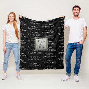 Personalised Keepsake Name Year Fleece  Blanket