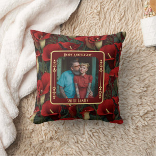 Personalised Keepsake Wedding Anniversary Throw Cushion