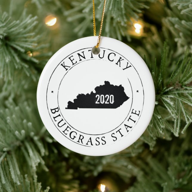 Personalised  Kentucky Ornament (Tree)