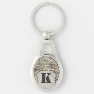 Personalised Key Chain Army OCP Camo Uniform Camof