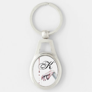 Personalised Key Chain zombie blood drip vampire G