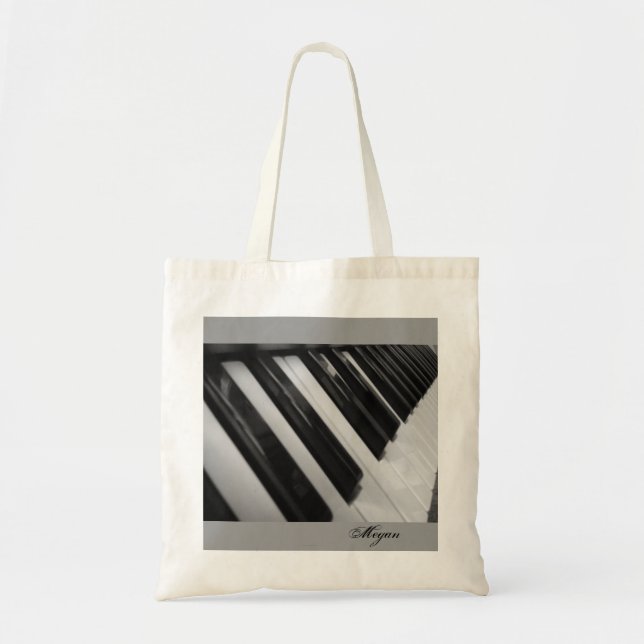 Personalised Keyboard Design Tote Bag (Front)