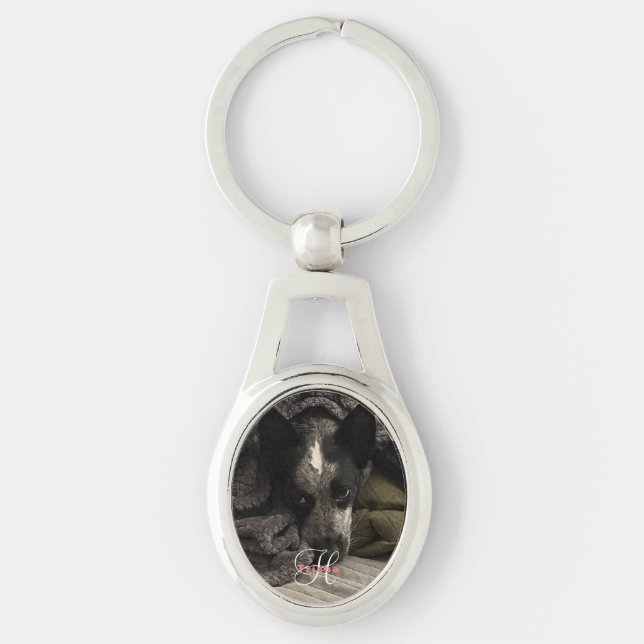 Personalised Keychain with Monogram HAMbyWG (Front)