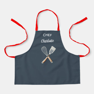 Personalised kid apron, custom name kid apron