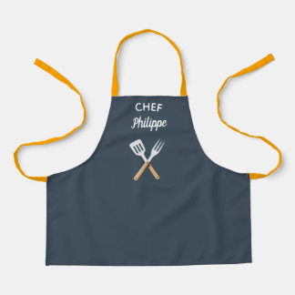 Personalised kid apron, custom name kid apron