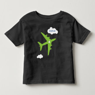 Personalised kid's aeroplane birthday party t-shir toddler T-Shirt