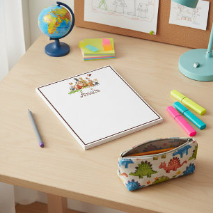 Personalised Kid's animals  Notepad