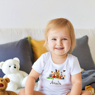 Personalised Kid's animals  Toddler T-Shirt